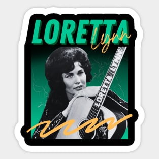 Loretta lynn***original retro Sticker